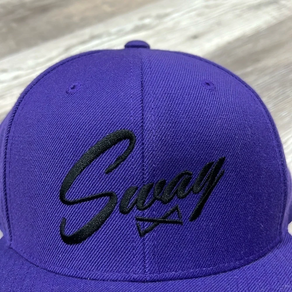 Sway men’s vibrant purple embroidered hat